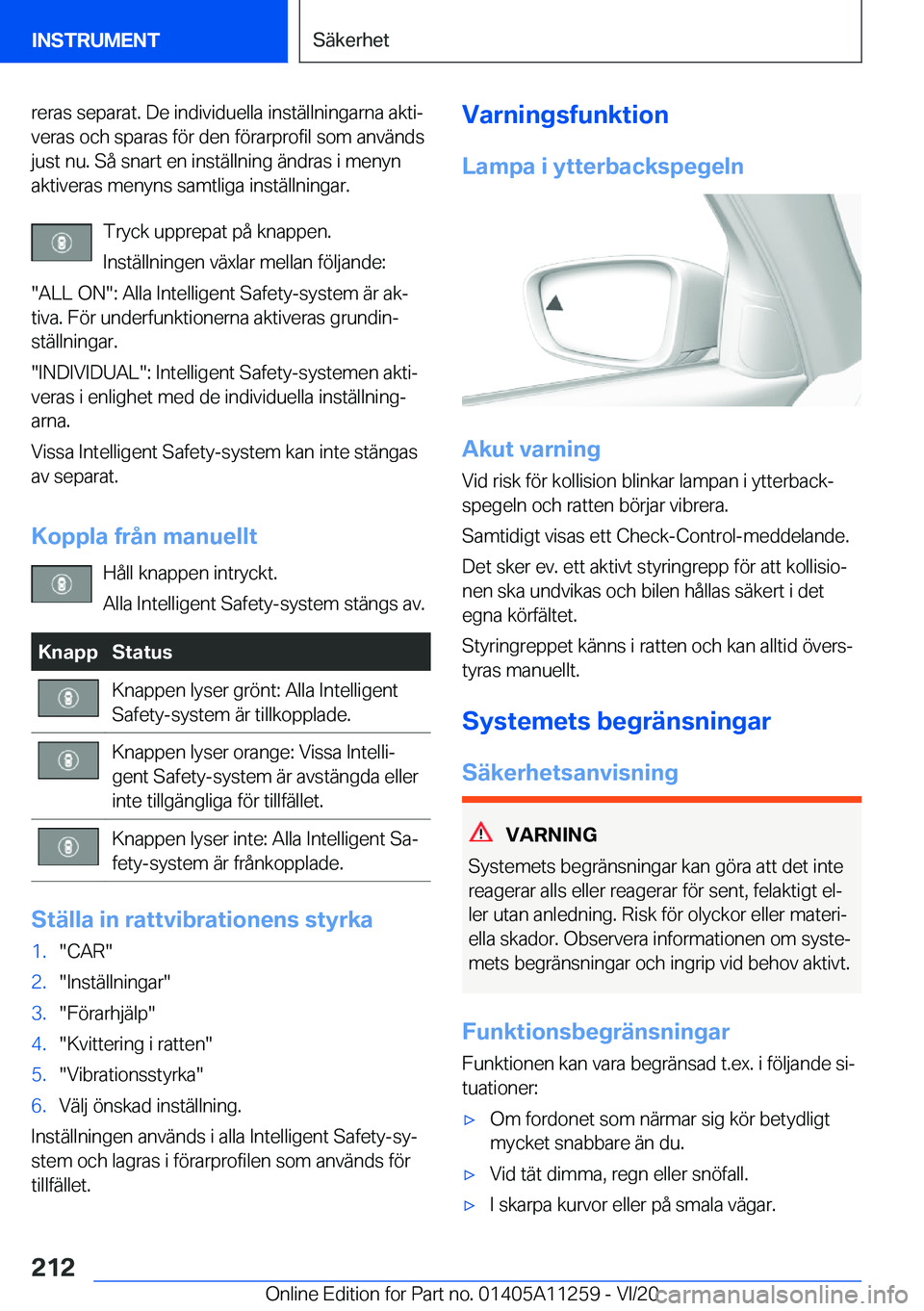 BMW 4 SERIES COUPE 2021  InstruktionsbÖcker (in Swedish) �r�e�r�a�s��s�e�p�a�r�a�t�.��D�e��i�n�d�i�v�i�d�u�e�l�l�a��i�n�s�t�ä�l�l�n�i�n�g�a�r�n�a��a�k�t�ij�v�e�r�a�s��o�c�h��s�p�a�r�a�s��f�