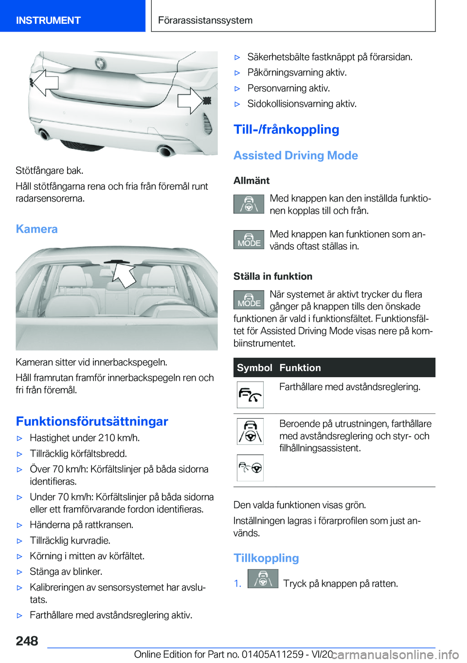 BMW 4 SERIES COUPE 2021  InstruktionsbÖcker (in Swedish) �S�t�