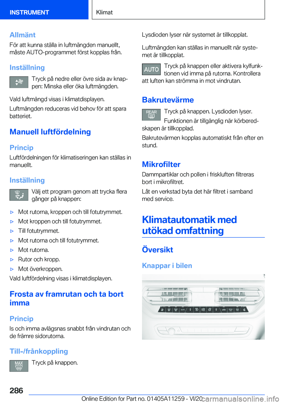 BMW 4 SERIES COUPE 2021  InstruktionsbÖcker (in Swedish) �A�l�l�m�ä�n�t
�F�
