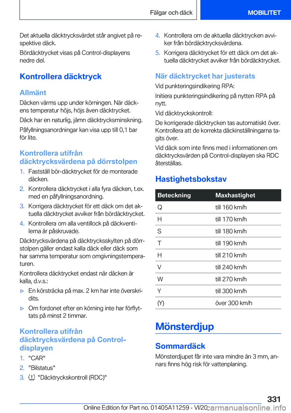 BMW 4 SERIES COUPE 2021  InstruktionsbÖcker (in Swedish) �D�e�t��a�k�t�u�e�l�l�a��d�ä�c�k�t�r�y�c�k�s�v�ä�r�d�e�t��s�t�å�r��a�n�g�i�v�e�t��p�å��r�ej�s�p�e�k�t�i�v�e��d�ä�c�k�.
�B�