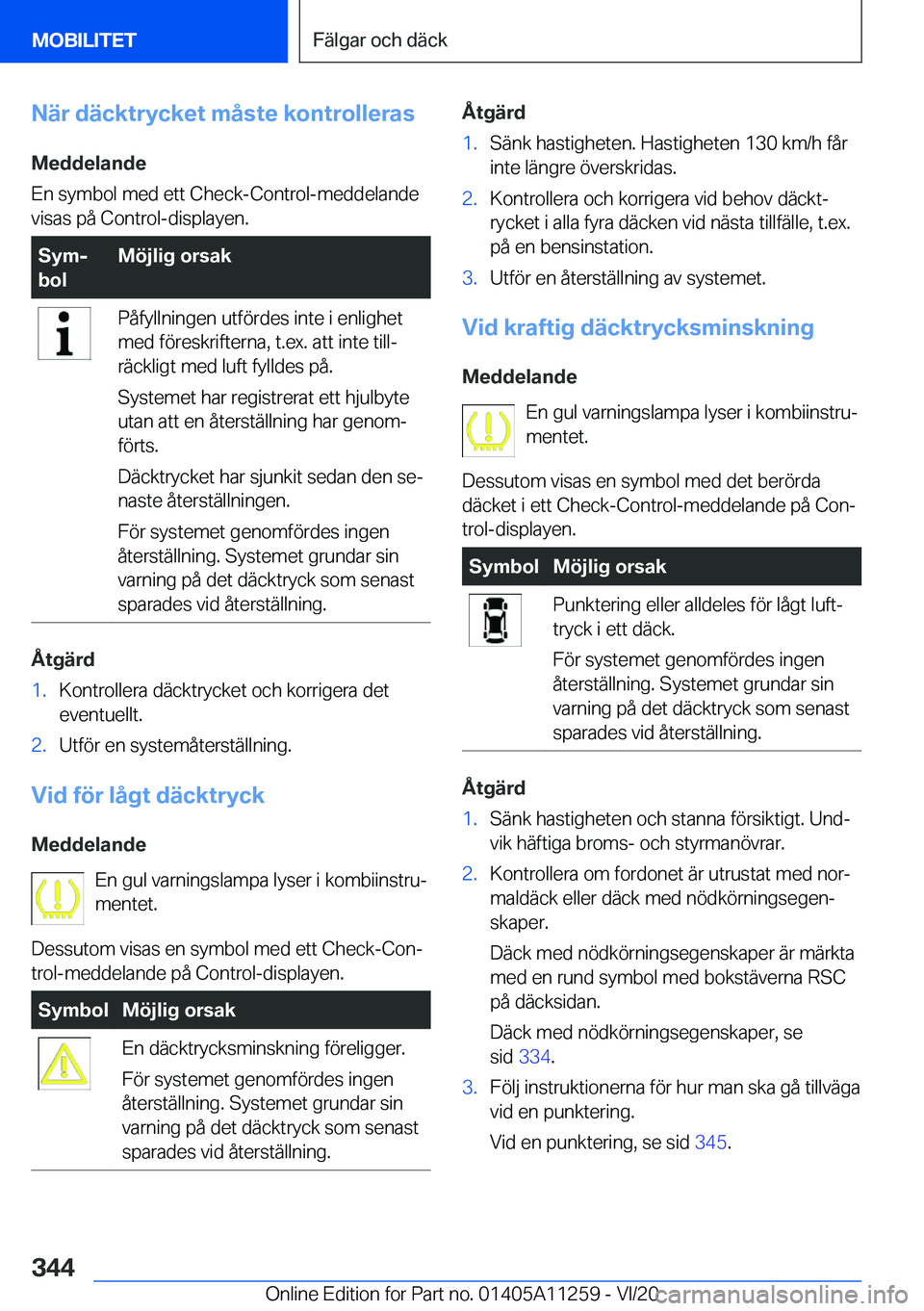 BMW 4 SERIES COUPE 2021  InstruktionsbÖcker (in Swedish) �N�ä�r��d�ä�c�k�t�r�y�c�k�e�t��m�å�s�t�e��k�o�n�t�r�o�l�l�e�r�a�s
�M�e�d�d�e�l�a�n�d�e
�E�n��s�y�m�b�o�l��m�e�d��e�t�t��C�h�e�c�k�-�C�o�n�t�r�o�l�-�m�e�d�d�e�l�a�n�d�e
�v�i�s�a�s��p�å��C�