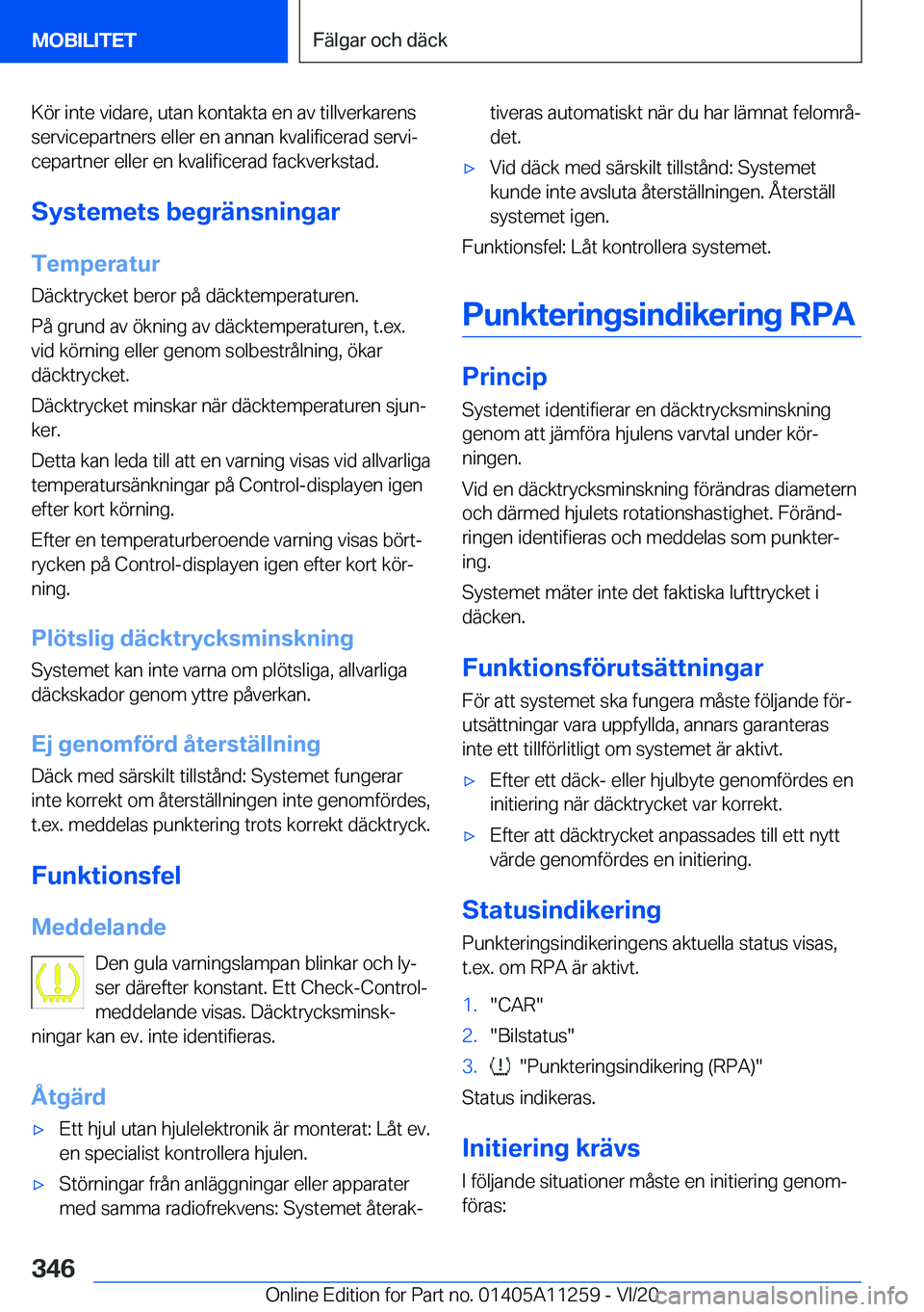 BMW 4 SERIES COUPE 2021  InstruktionsbÖcker (in Swedish) �K�