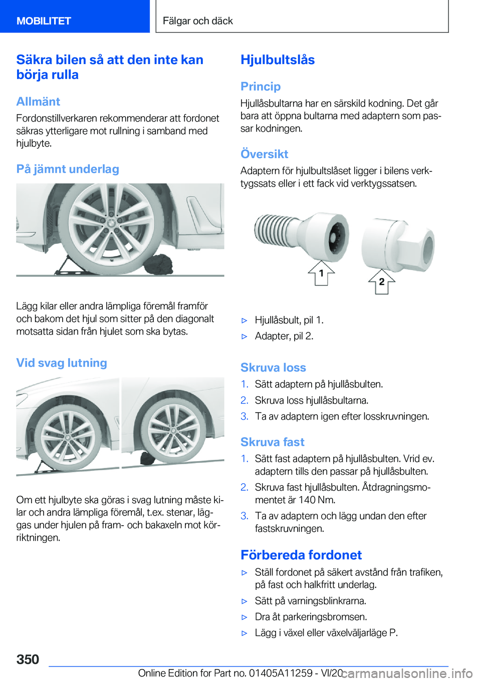 BMW 4 SERIES COUPE 2021  InstruktionsbÖcker (in Swedish) �S�ä�k�r�a��b�i�l�e�n��s�å��a�t�t��d�e�n��i�n�t�e��k�a�n
�b�
