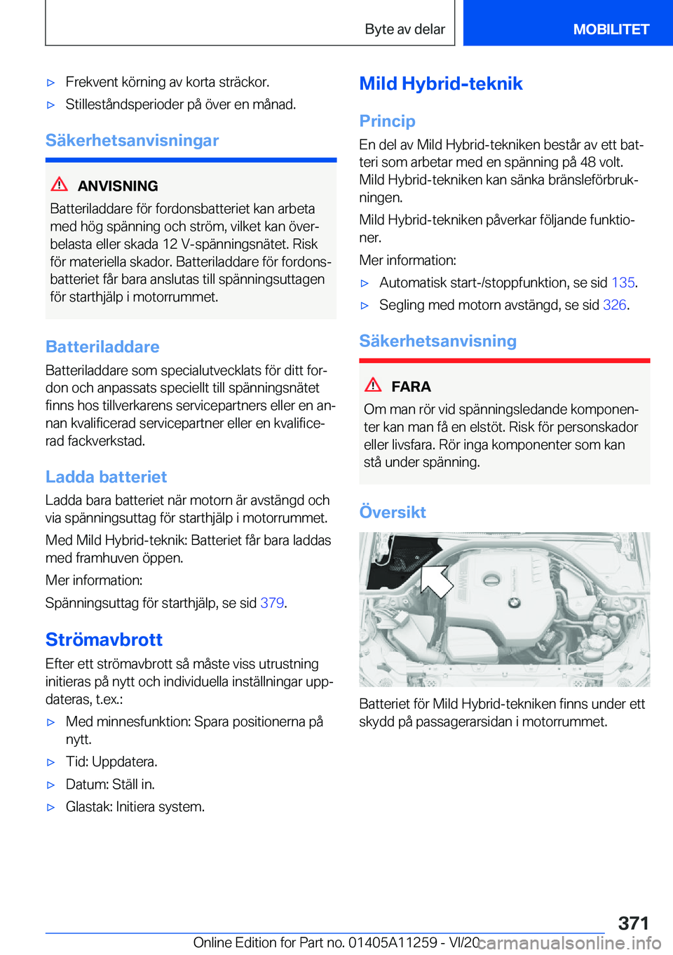 BMW 4 SERIES COUPE 2021  InstruktionsbÖcker (in Swedish) 'x�F�r�e�k�v�e�n�t��k�