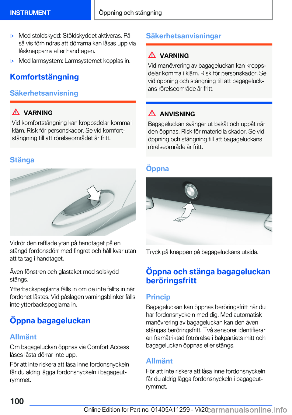 BMW 4 SERIES COUPE 2021  InstruktionsbÖcker (in Swedish) 'x�M�e�d��s�t�