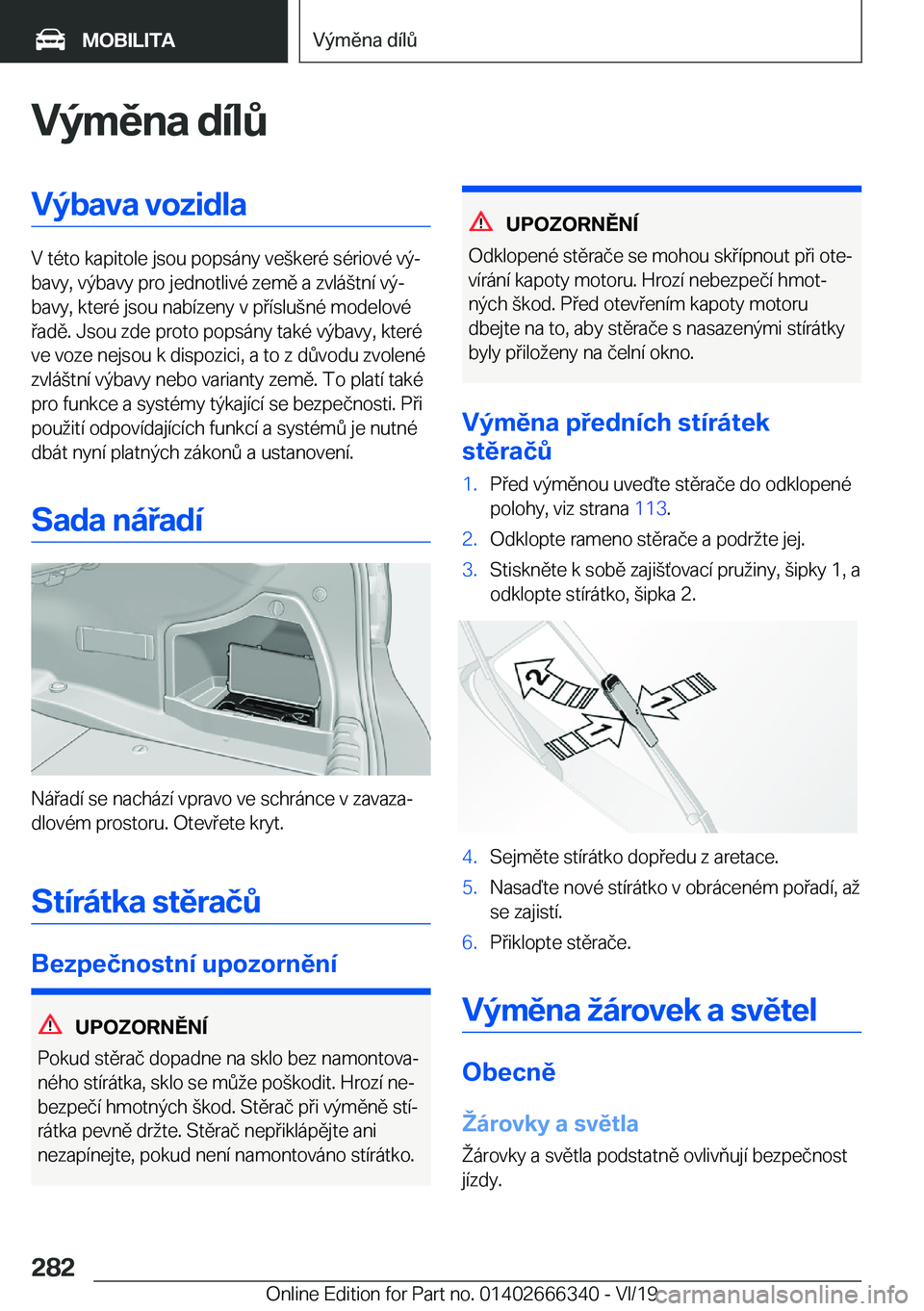BMW 4 SERIES COUPE 2020  Návod na použití (in Czech) �V�
