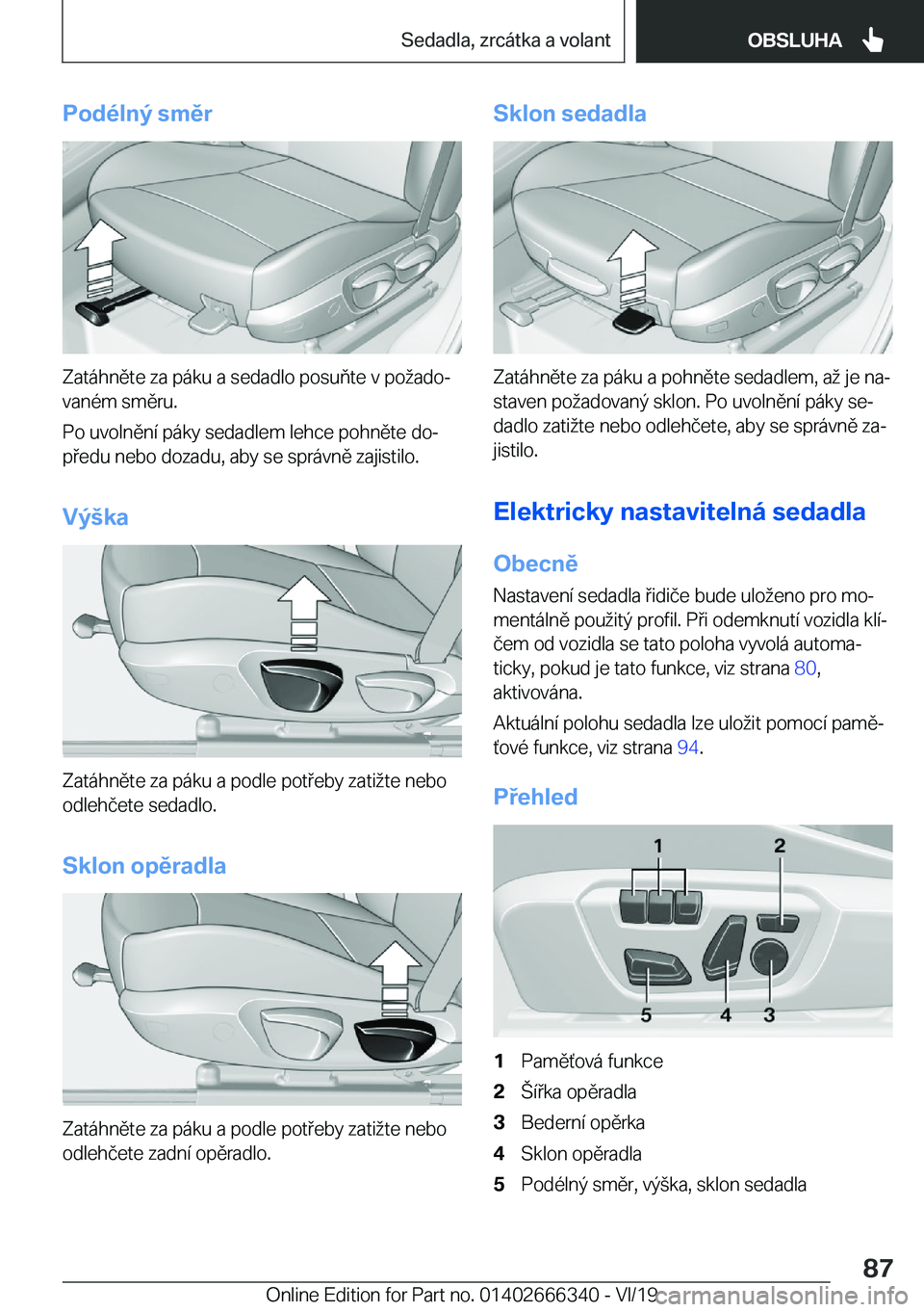 BMW 4 SERIES COUPE 2020  Návod na použití (in Czech) �P�o�d�