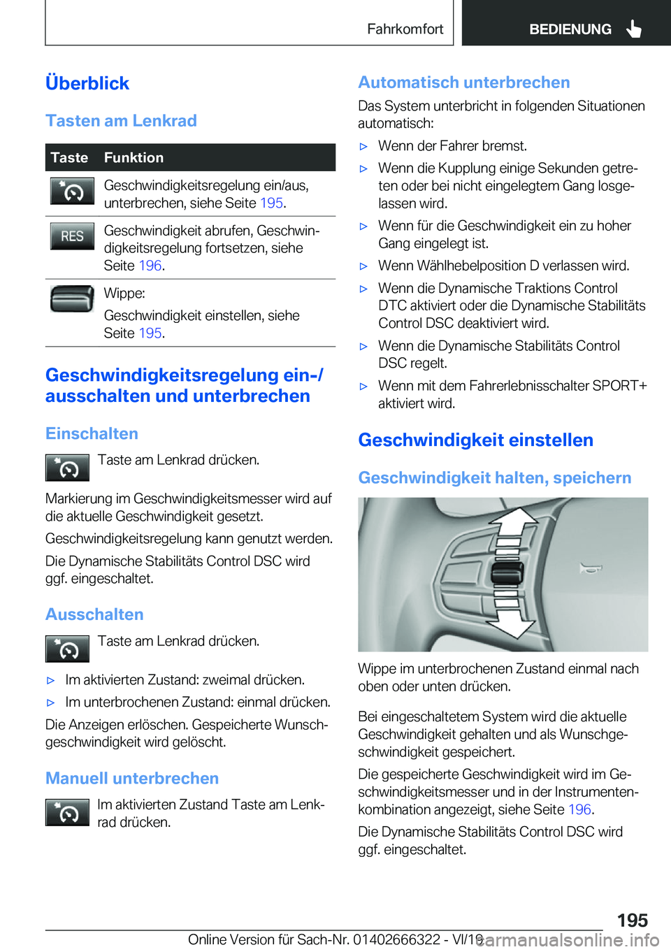 BMW 4 SERIES COUPE 2020  Betriebsanleitungen (in German) �