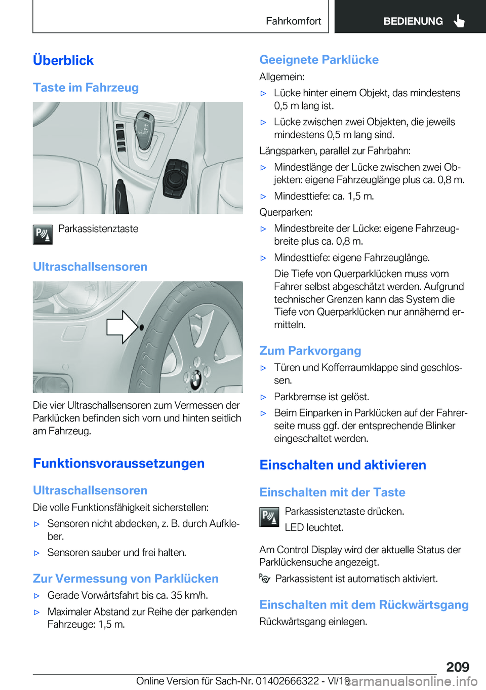 BMW 4 SERIES COUPE 2020  Betriebsanleitungen (in German) �