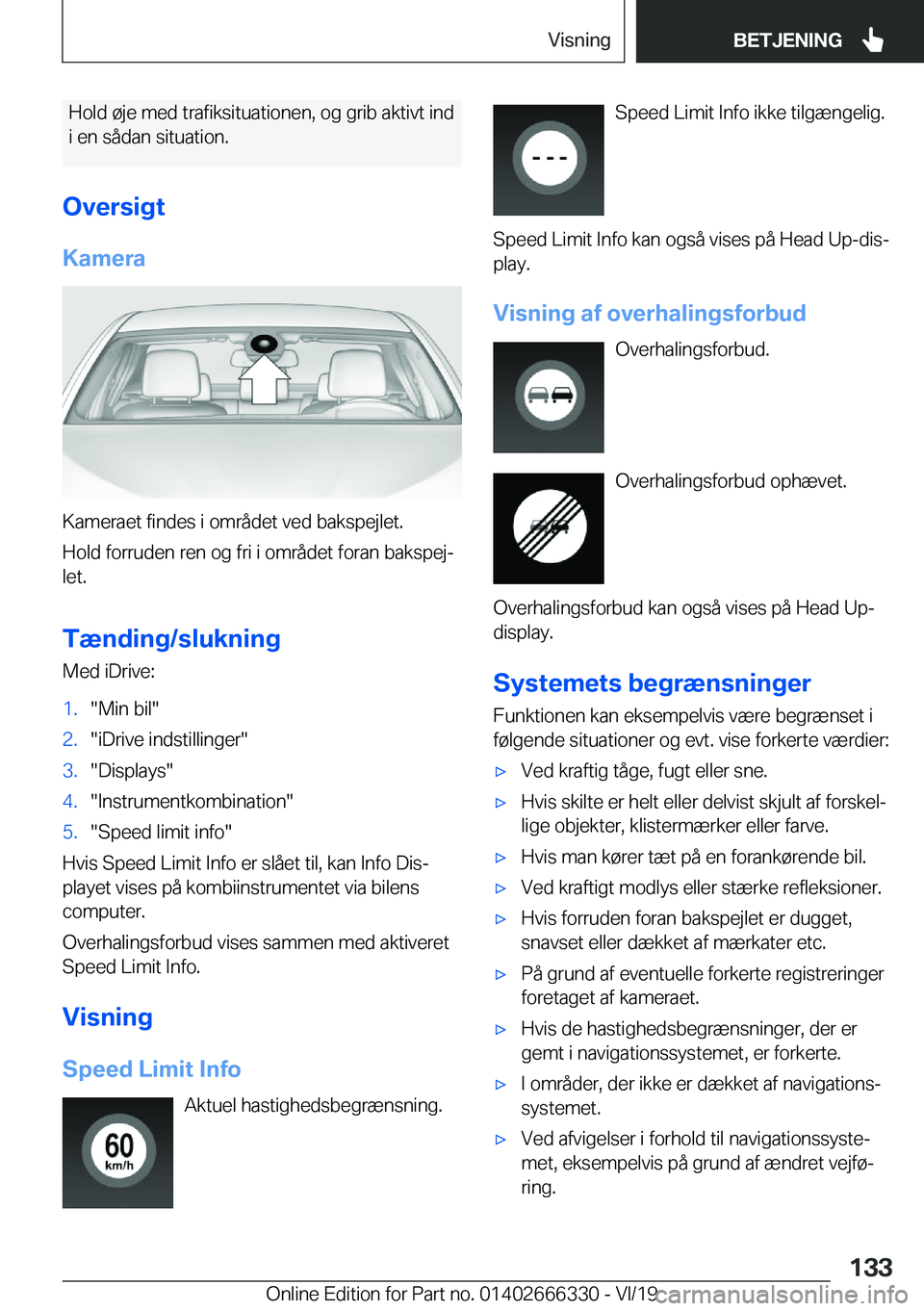 BMW 4 SERIES COUPE 2020  InstruktionsbØger (in Danish) �H�o�l�d��