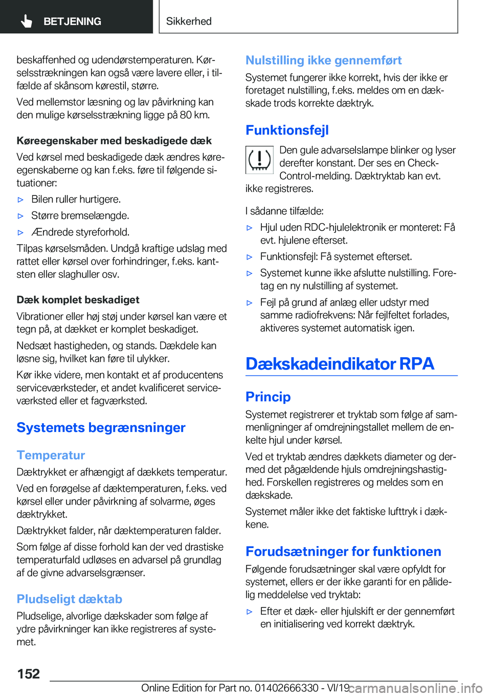 BMW 4 SERIES COUPE 2020  InstruktionsbØger (in Danish) �b�e�s�k�a�f�f�e�n�h�e�d��o�g��u�d�e�n�d�
