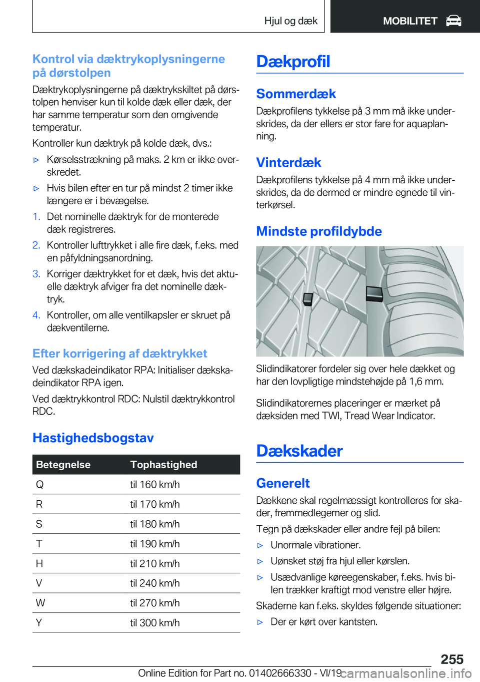 BMW 4 SERIES COUPE 2020  InstruktionsbØger (in Danish) �K�o�n�t�r�o�l��v�i�a��d�æ�k�t�r�y�k�o�p�l�y�s�n�i�n�g�e�r�n�e
�p�å��d�