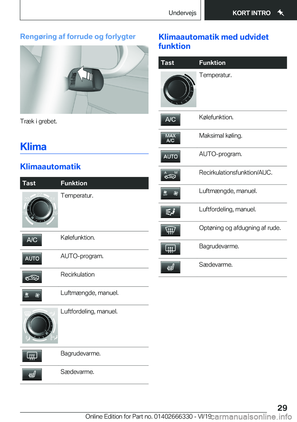 BMW 4 SERIES COUPE 2020  InstruktionsbØger (in Danish) �R�e�n�g�