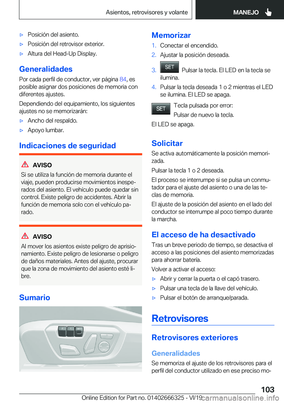 BMW 4 SERIES COUPE 2020  Manuales de Empleo (in Spanish) x�P�o�s�i�c�i�