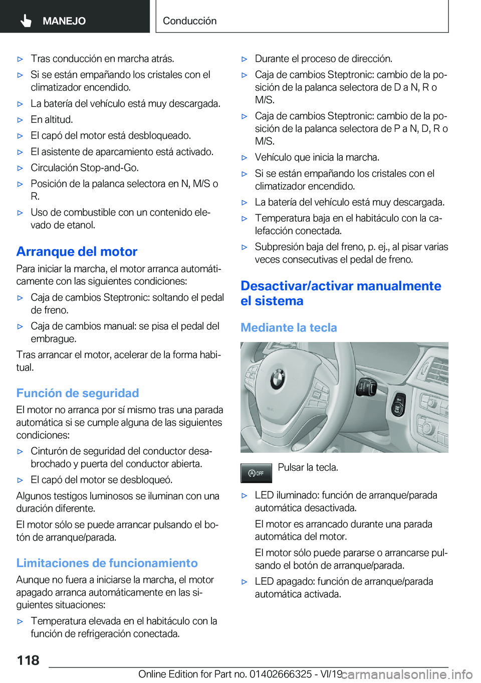BMW 4 SERIES COUPE 2020  Manuales de Empleo (in Spanish) x�T�r�a�s��c�o�n�d�u�c�c�i�