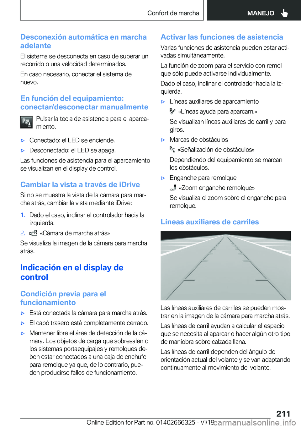 BMW 4 SERIES COUPE 2020  Manuales de Empleo (in Spanish) �D�e�s�c�o�n�e�x�i�