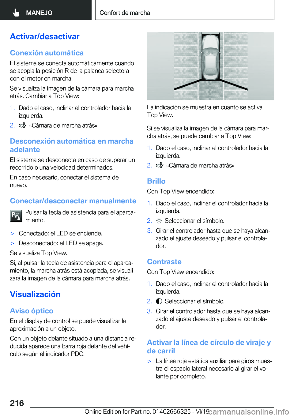 BMW 4 SERIES COUPE 2020  Manuales de Empleo (in Spanish) �A�c�t�i�v�a�r�/�d�e�s�a�c�t�i�v�a�r�C�o�n�e�x�i�