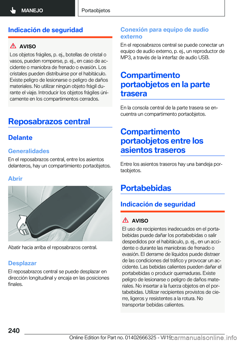 BMW 4 SERIES COUPE 2020  Manuales de Empleo (in Spanish) �I�n�d�i�c�a�c�i�