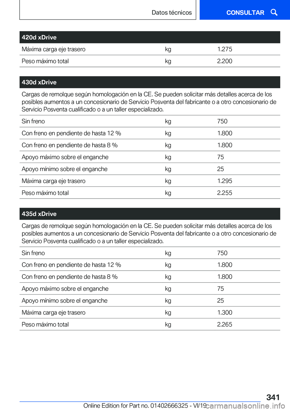 BMW 4 SERIES COUPE 2020  Manuales de Empleo (in Spanish) �4�2�0�d��x�D�r�i�v�e�M�