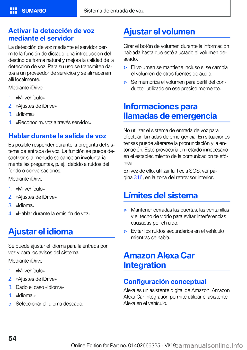BMW 4 SERIES COUPE 2020  Manuales de Empleo (in Spanish) �A�c�t�i�v�a�r��l�a��d�e�t�e�c�c�i�