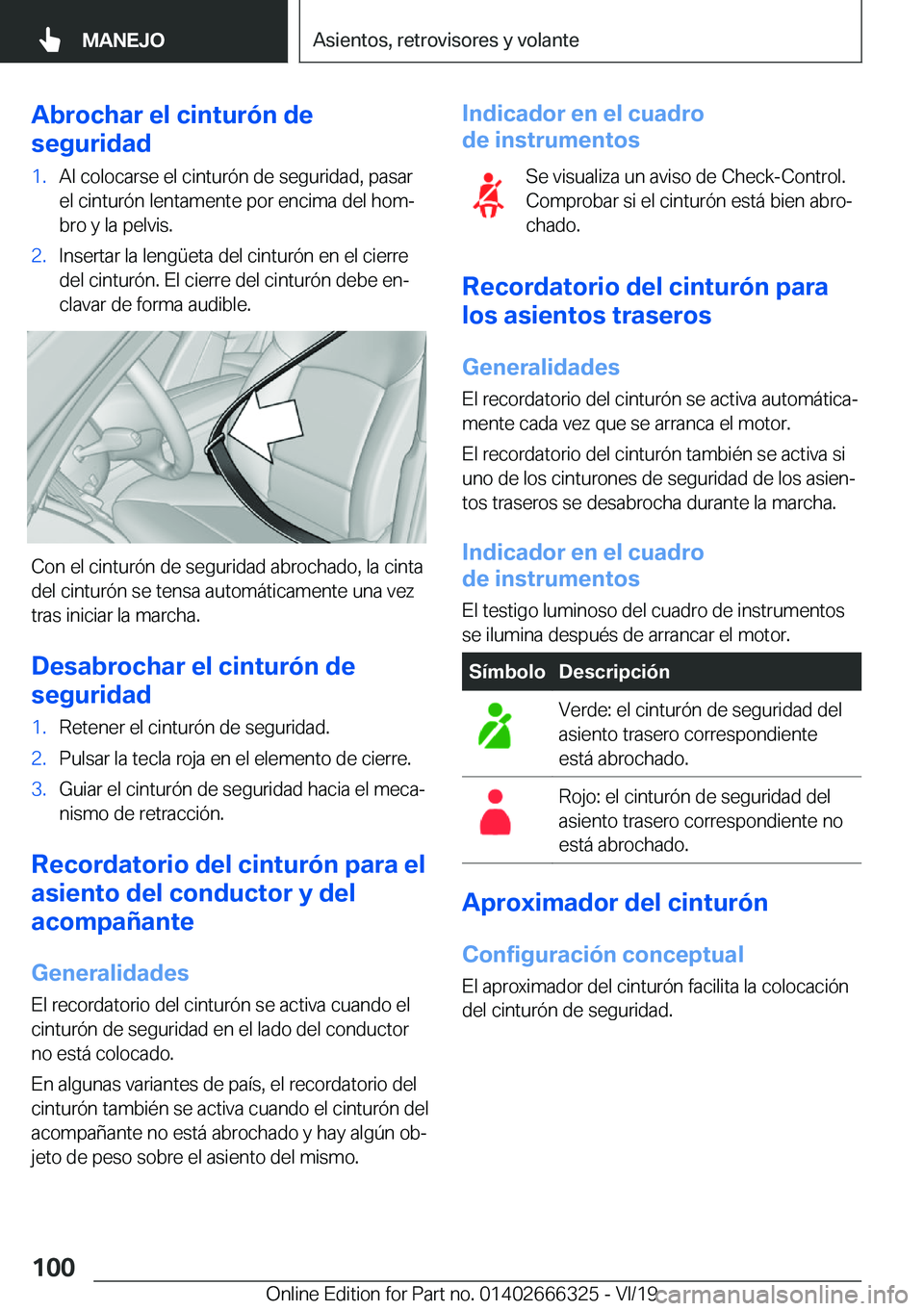 BMW 4 SERIES COUPE 2020  Manuales de Empleo (in Spanish) �A�b�r�o�c�h�a�r��e�l��c�i�n�t�u�r�
