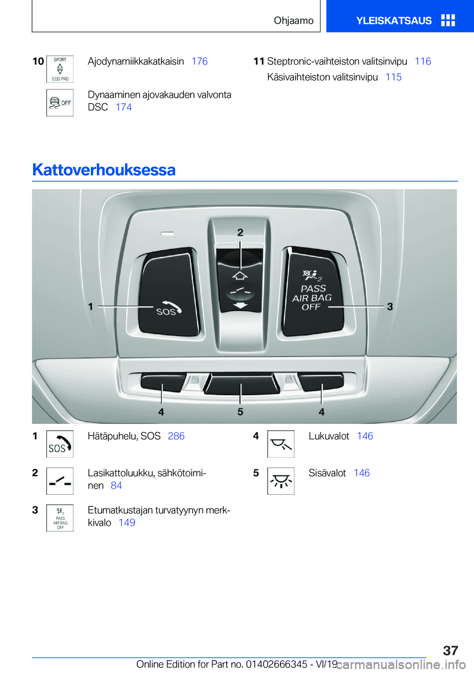 BMW 4 SERIES COUPE 2020  Omistajan Käsikirja (in Finnish) �1�0�A�j�o�d�y�n�a�m�i�i�k�k�a�k�a�t�k�a�i�s�i�n\_�1�7�6�D�y�n�a�a�m�i�n�e�n��a�j�o�v�a�k�a�u�d�e�n��v�a�l�v�o�n�t�a
�D�S�C\_ �1�7�4�1�1�S�t�e�p�t�r�o�n�i�c�-�v�a�i�h�t�e�i�s�t�o�n��v�a�l�i�t�s