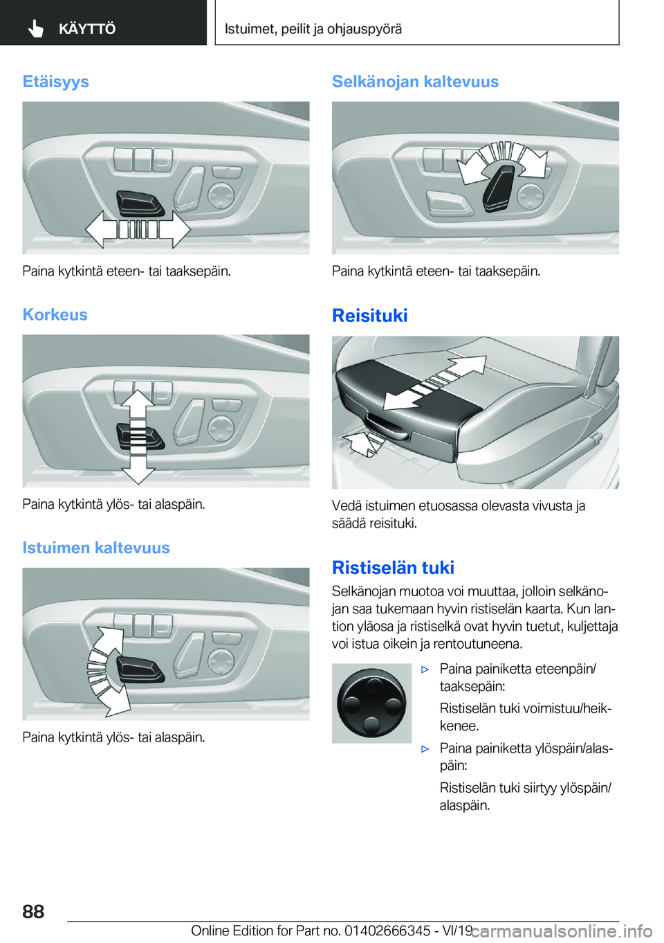 BMW 4 SERIES COUPE 2020  Omistajan Käsikirja (in Finnish) �E�t�