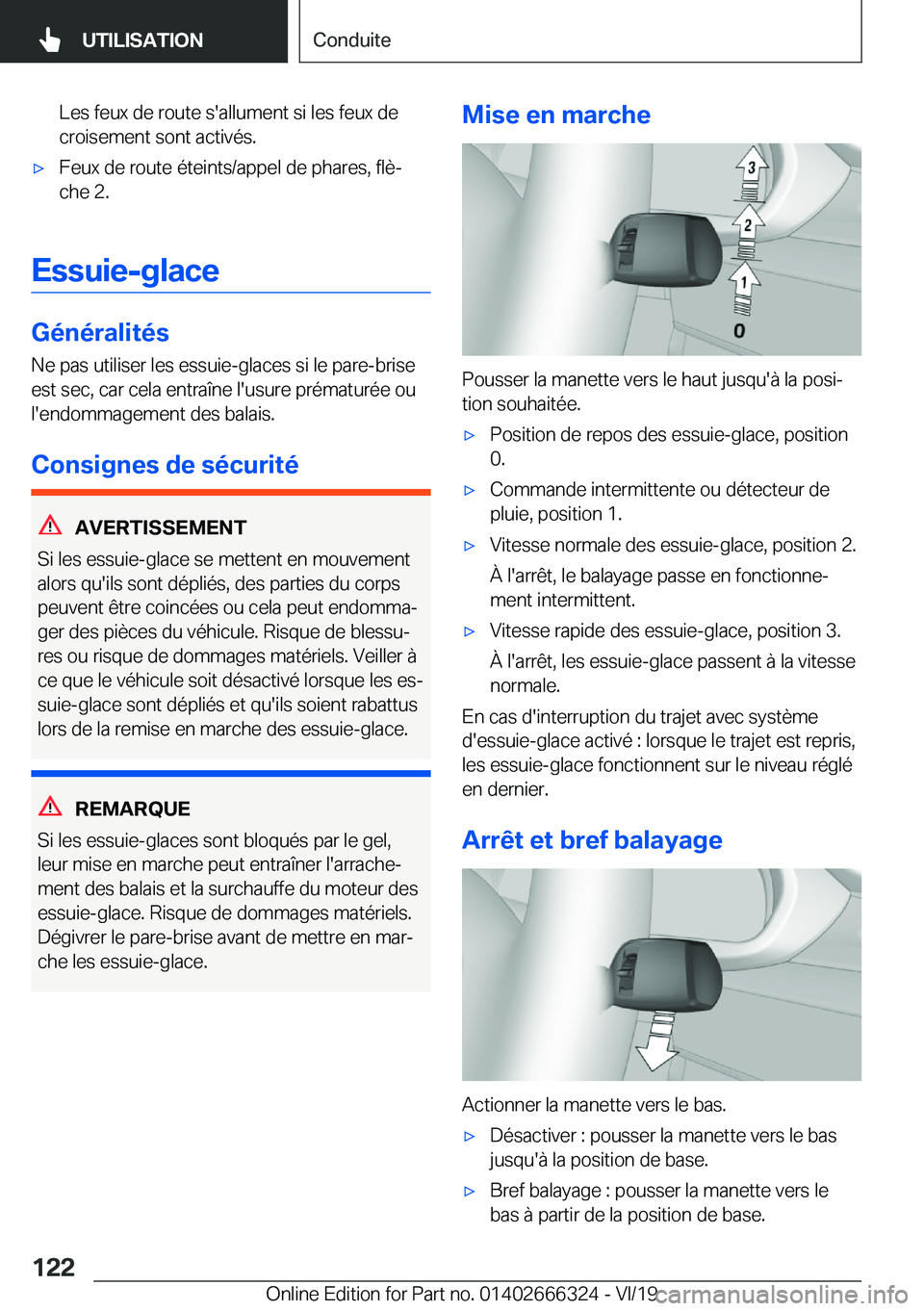 BMW 4 SERIES COUPE 2020  Notices Demploi (in French) �L�e�s��f�e�u�x��d�e��r�o�u�t�e��s�'�a�l�l�u�m�e�n�t��s�i��l�e�s��f�e�u�x��d�e
�c�r�o�i�s�e�m�e�n�t��s�o�n�t��a�c�t�i�v�é�s�.'x�F�e�u�x��d�e��r�o�u�t�e��é�t�e�i�n�t�s�/�a�p�p�e�