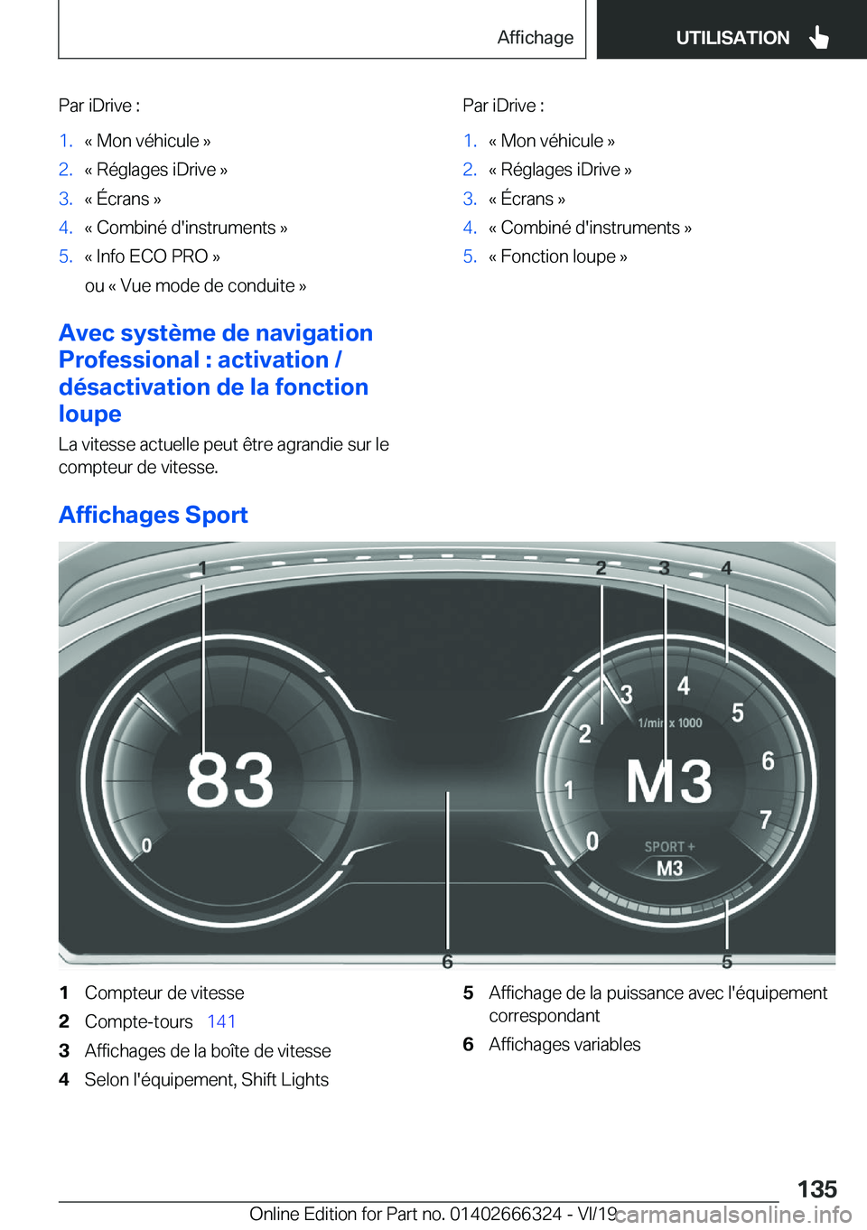 BMW 4 SERIES COUPE 2020  Notices Demploi (in French) �P�a�r��i�D�r�i�v�e��:�1�.�k��M�o�n��v�é�h�i�c�u�l�e��{�2�.�k��R�é�g�l�a�g�e�s��i�D�r�i�v�e��{�3�.�k��