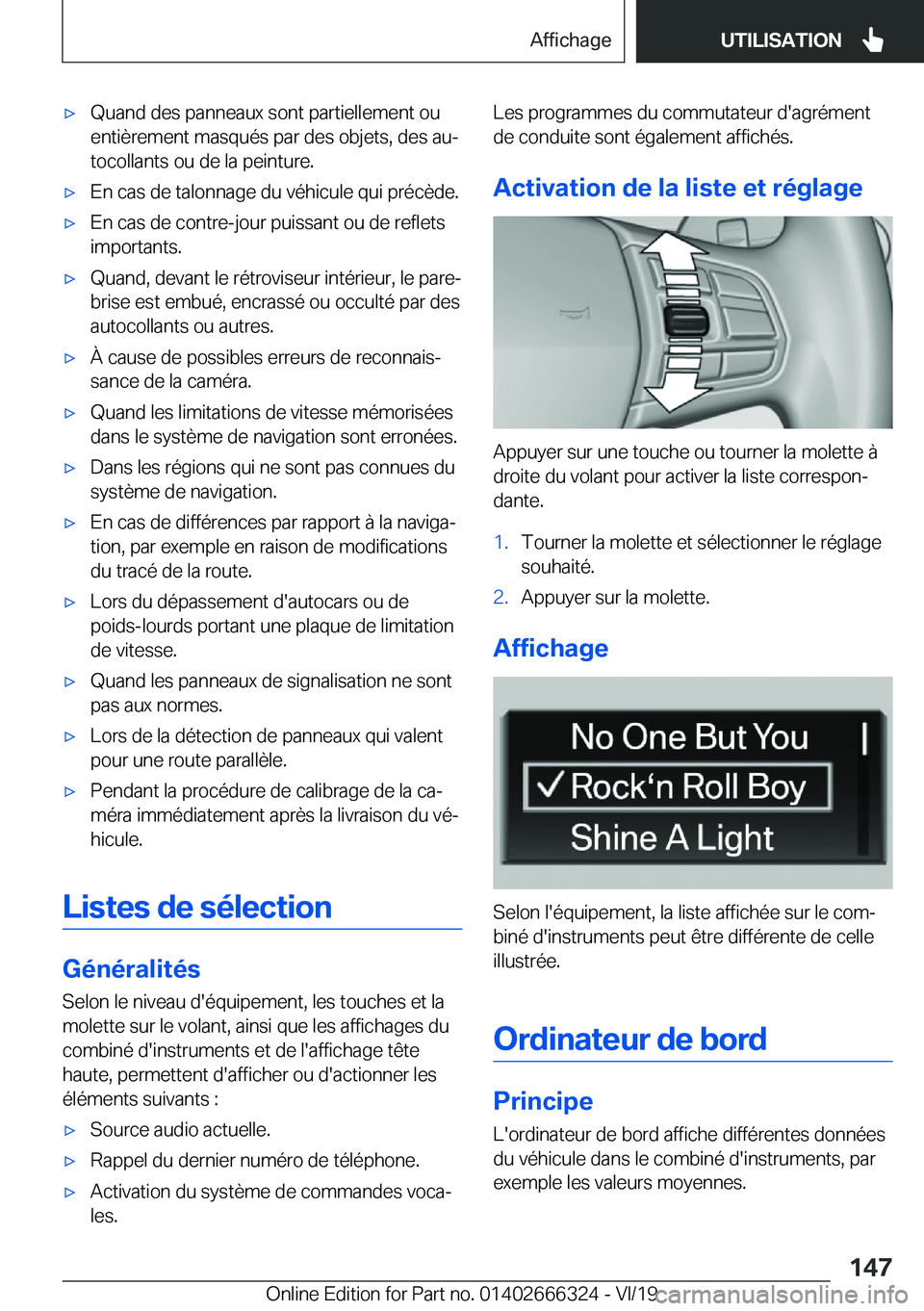 BMW 4 SERIES COUPE 2020  Notices Demploi (in French) 'x�Q�u�a�n�d��d�e�s��p�a�n�n�e�a�u�x��s�o�n�t��p�a�r�t�i�e�l�l�e�m�e�n�t��o�u
�e�n�t�i�è�r�e�m�e�n�t��m�a�s�q�u�é�s��p�a�r��d�e�s��o�b�j�e�t�s�,��d�e�s��a�uj
�t�o�c�o�l�l�a�n�t�s��o
