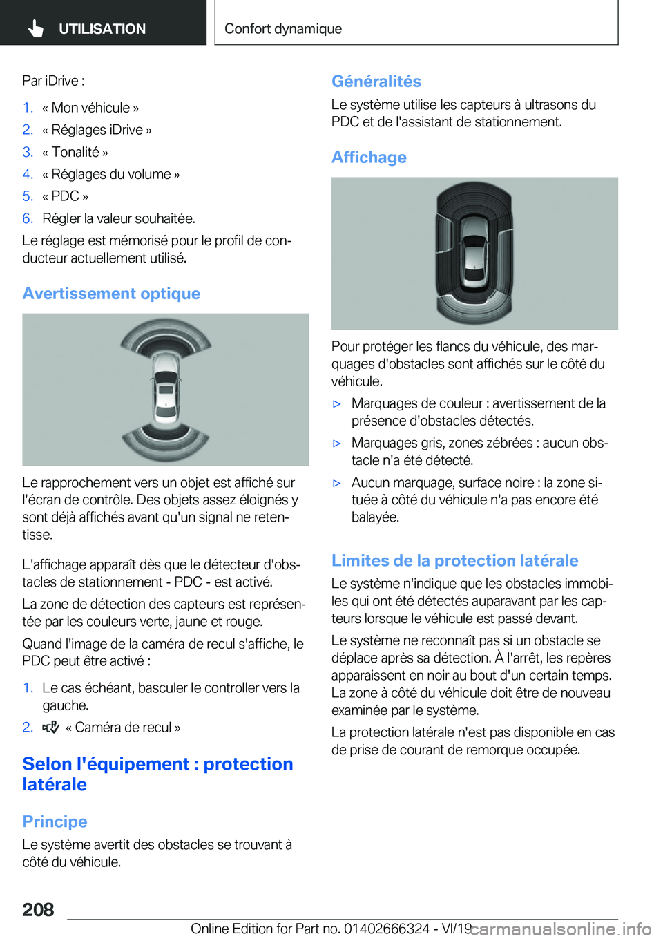 BMW 4 SERIES COUPE 2020  Notices Demploi (in French) �P�a�r��i�D�r�i�v�e��:�1�.�k��M�o�n��v�é�h�i�c�u�l�e��{�2�.�k��R�é�g�l�a�g�e�s��i�D�r�i�v�e��{�3�.�k��T�o�n�a�l�i�t�é��{�4�.�k��R�é�g�l�a�g�e�s��d�u��v�o�l�u�m�e��{�5�.�k��P�D�C��{
