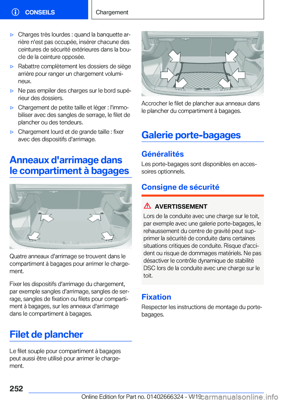BMW 4 SERIES COUPE 2020  Notices Demploi (in French) 'x�C�h�a�r�g�e�s��t�r�è�s��l�o�u�r�d�e�s��:��q�u�a�n�d��l�a��b�a�n�q�u�e�t�t�e��a�rj�r�i�è�r�e��n�'�e�s�t��p�a�s��o�c�c�u�p�é�e�,��i�n�s�é�r�e�r��c�h�a�c�u�n�e��d�e�s�c�e�i�n