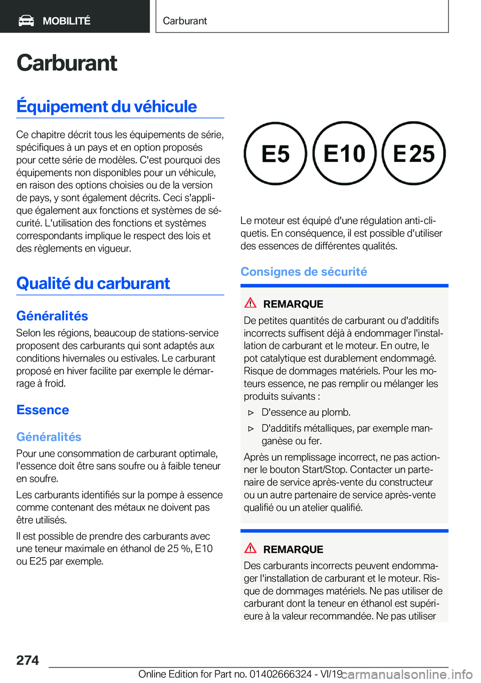 BMW 4 SERIES COUPE 2020  Notices Demploi (in French) �C�a�r�b�u�r�a�n�t�É�q�u�i�p�e�m�e�n�t��d�u��v�é�h�i�c�u�l�e
�C�e��c�h�a�p�i�t�r�e��d�é�c�r�i�t��t�o�u�s��l�e�s��é�q�u�i�p�e�m�e�n�t�s��d�e��s�é�r�i�e�,�s�p�é�c�i�f�i�q�u�e�s��