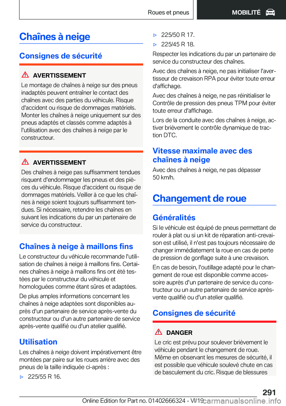 BMW 4 SERIES COUPE 2020  Notices Demploi (in French) �C�h�a�