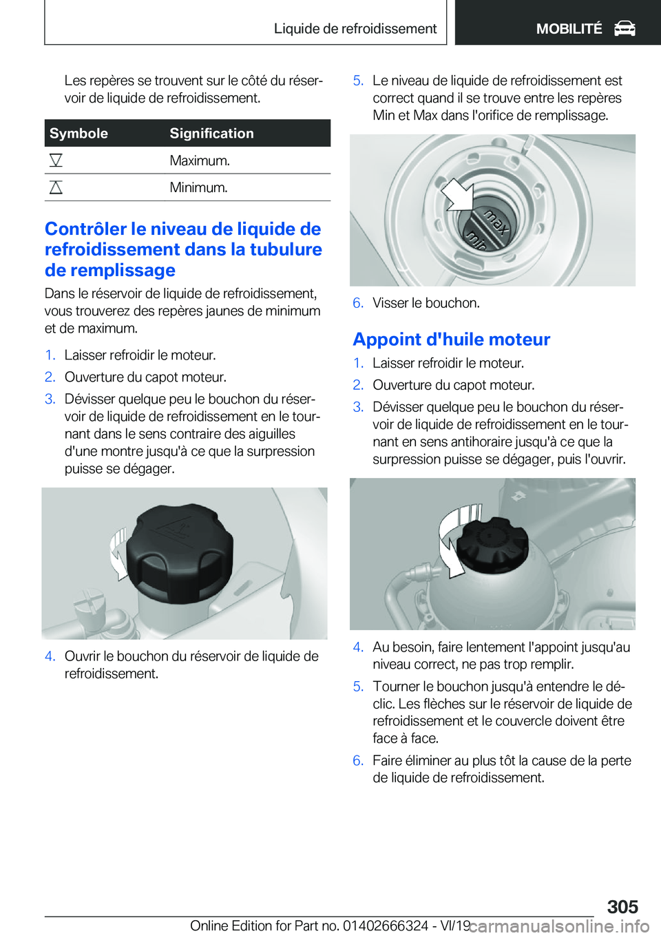 BMW 4 SERIES COUPE 2020  Notices Demploi (in French) �L�e�s��r�e�p�è�r�e�s��s�e��t�r�o�u�v�e�n�t��s�u�r��l�e��c�