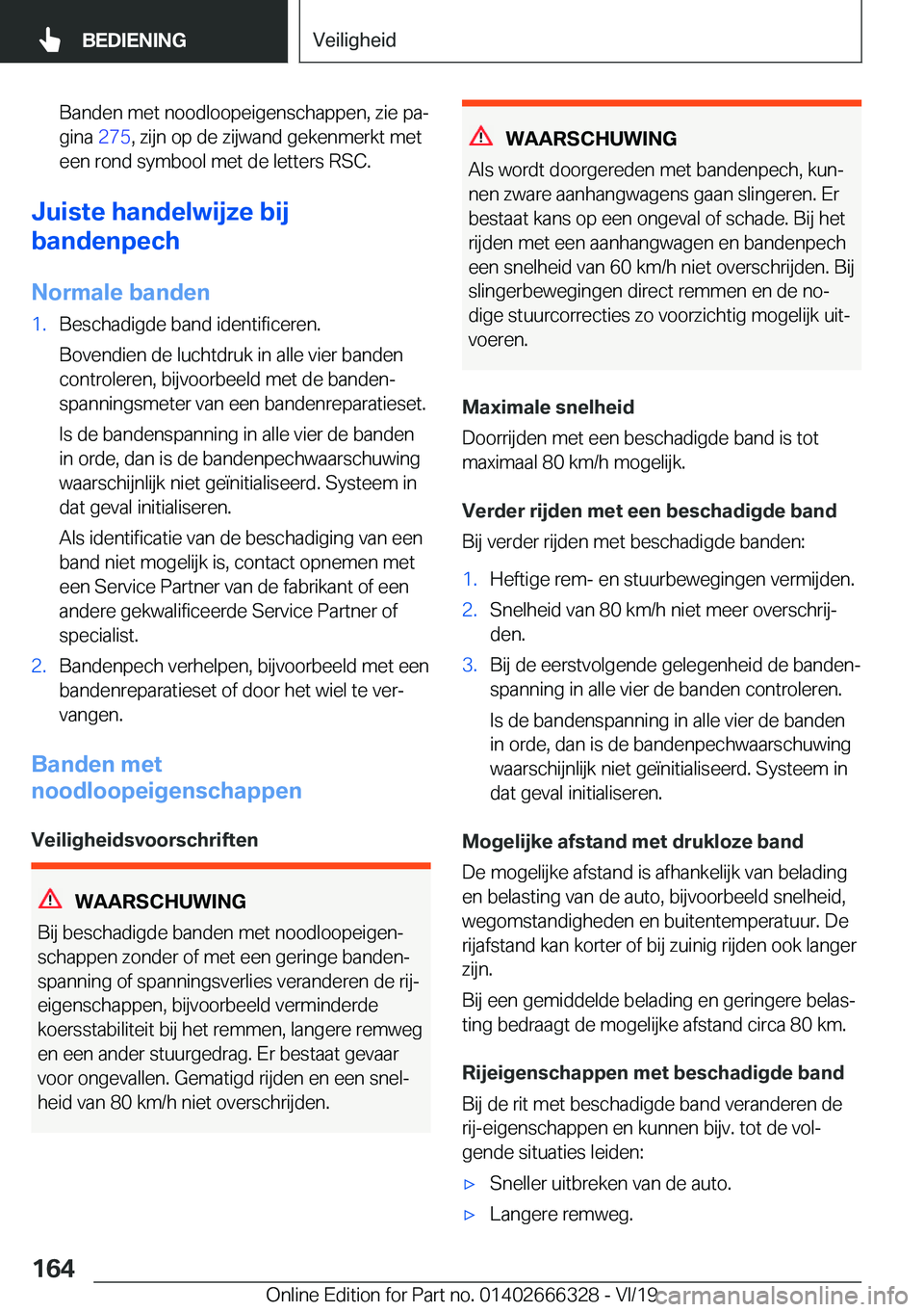 BMW 4 SERIES COUPE 2020  Instructieboekjes (in Dutch) �B�a�n�d�e�n��m�e�t��n�o�o�d�l�o�o�p�e�i�g�e�n�s�c�h�a�p�p�e�n�,��z�i�e��p�aj�g�i�n�a� �2�7�5�,��z�i�j�n��o�p��d�e��z�i�j�w�a�n�d��g�e�k�e�n�m�e�r�k�t��m�e�t
�e�e�n��r�o�n�d��s�y�m�b�o�o