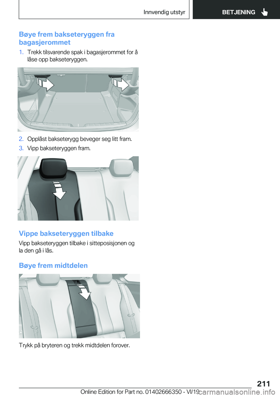 BMW 4 SERIES COUPE 2020  InstruksjonsbØker (in Norwegian) �B�