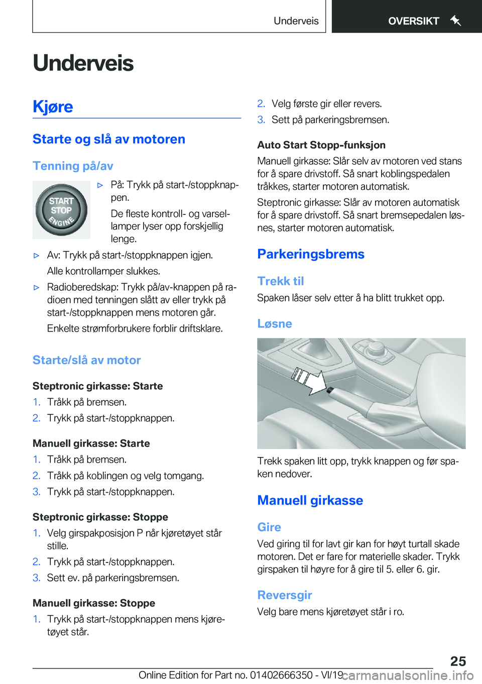 BMW 4 SERIES COUPE 2020  InstruksjonsbØker (in Norwegian) �U�n�d�e�r�v�e�i�s�K�j�