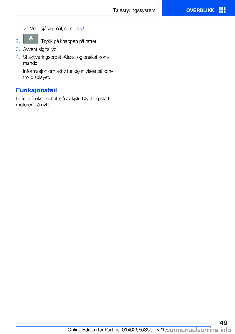BMW 4 SERIES COUPE 2020  InstruksjonsbØker (in Norwegian) x�V�e�l�g��s�j�å�f�