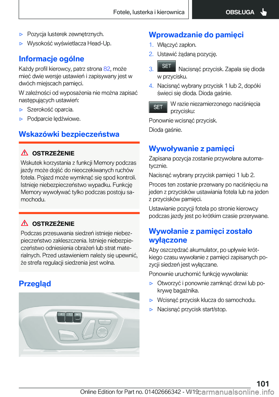 BMW 4 SERIES COUPE 2020  Instrukcja obsługi (in Polish) 'x�P�o�z�y�c�j�a��l�u�s�t�e�r�e�k��z�e�w�n�