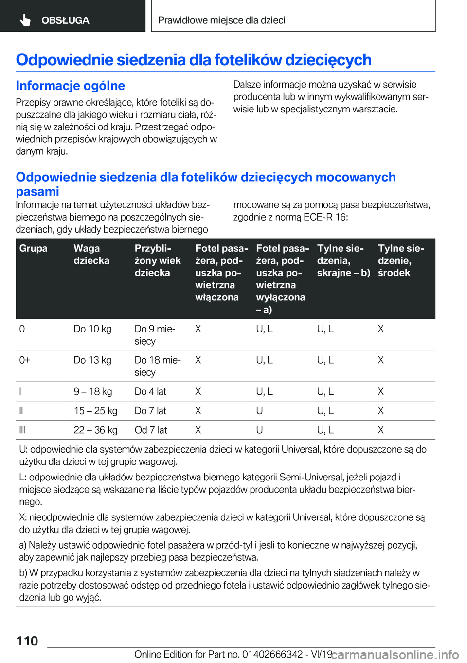 BMW 4 SERIES COUPE 2020  Instrukcja obsługi (in Polish) �O�d�p�o�w�i�e�d�n�i�e��s�i�e�d�z�e�n�i�a��d�l�a��f�o�t�e�l�i�k�