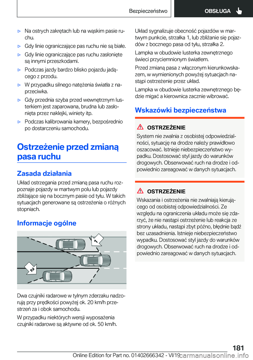 BMW 4 SERIES COUPE 2020  Instrukcja obsługi (in Polish) 'x�N�a��o�s�t�r�y�c�h��z�a�k�r�