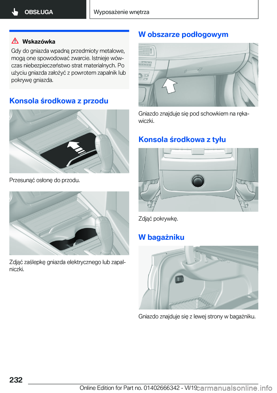 BMW 4 SERIES COUPE 2020  Instrukcja obsługi (in Polish) �W�s�k�a�z�