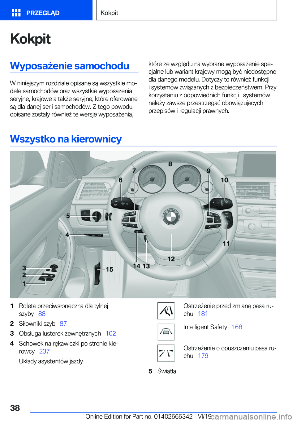 BMW 4 SERIES COUPE 2020  Instrukcja obsługi (in Polish) �K�o�k�p�i�t�W�y�p�o�s�a9�e�n�i�e��s�a�m�o�c�h�o�d�u
�W��n�i�n�i�e�j�s�z�y�m��r�o�z�d�z�i�a�l�e��o�p�i�s�a�n�e��s�
