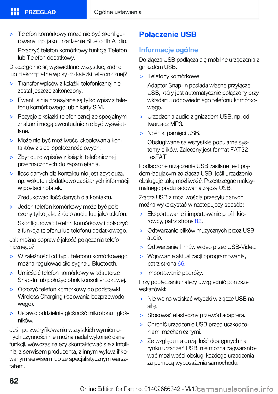 BMW 4 SERIES COUPE 2020  Instrukcja obsługi (in Polish) 'x�T�e�l�e�f�o�n��k�o�m�