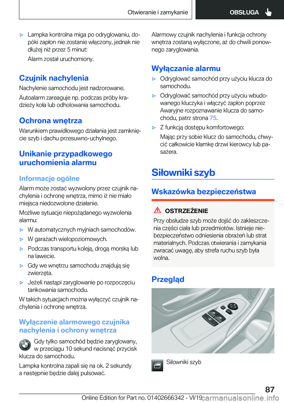 BMW 4 SERIES COUPE 2020  Instrukcja obsługi (in Polish) 'x�L�a�m�p�k�a��k�o�n�t�r�o�l�n�a��m�i�g�a��p�o��o�d�r�y�g�l�o�w�a�n�i�u�,��d�oj�p�