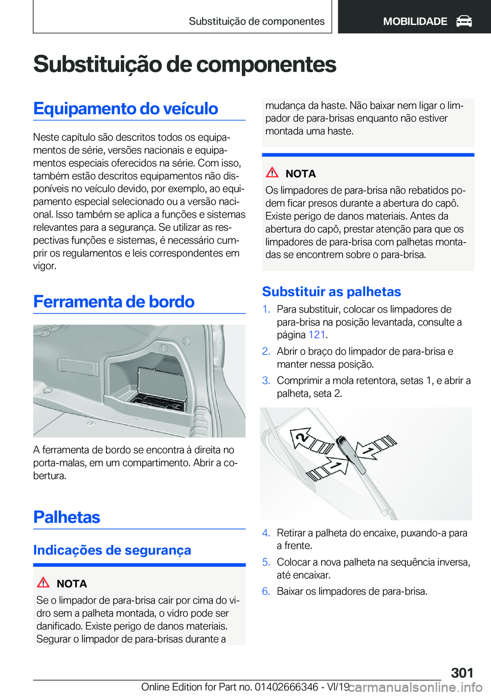 BMW 4 SERIES COUPE 2020  Manual do condutor (in Portuguese) �S�u�b�s�t�i�t�u�i�