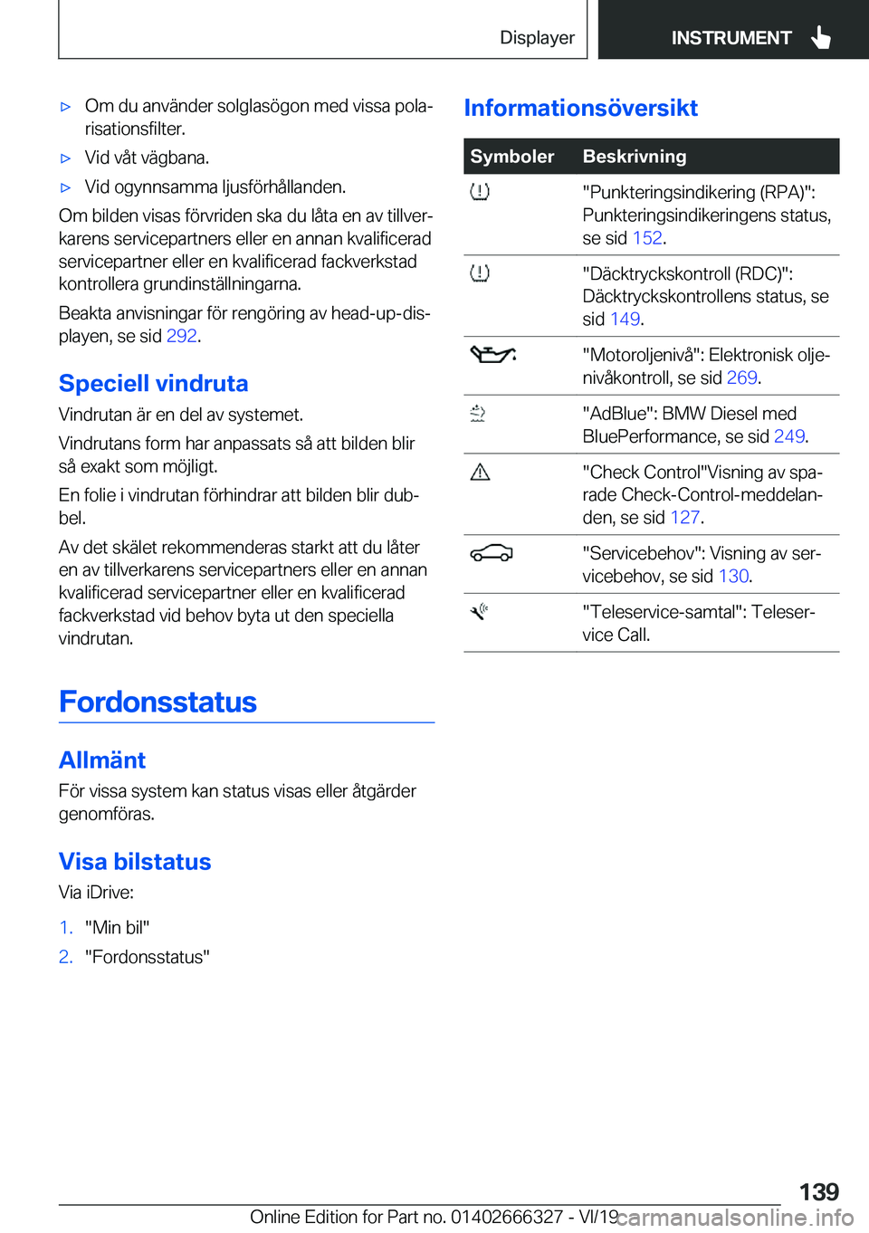 BMW 4 SERIES COUPE 2020  InstruktionsbÖcker (in Swedish) x�O�m��d�u��a�n�v�ä�n�d�e�r��s�o�l�g�l�a�s�