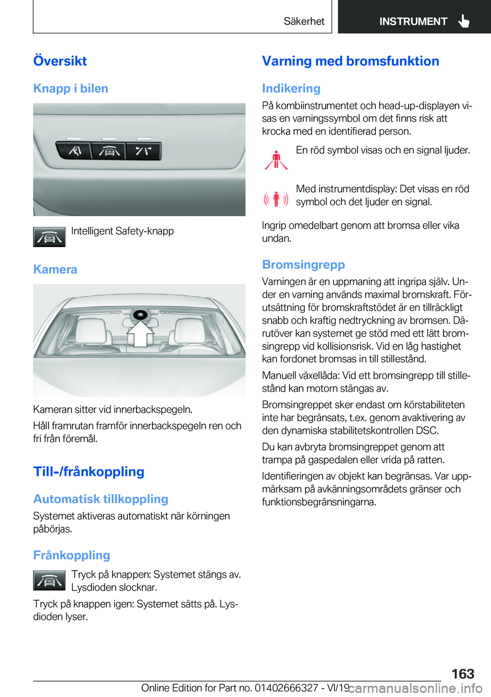 BMW 4 SERIES COUPE 2020  InstruktionsbÖcker (in Swedish) �