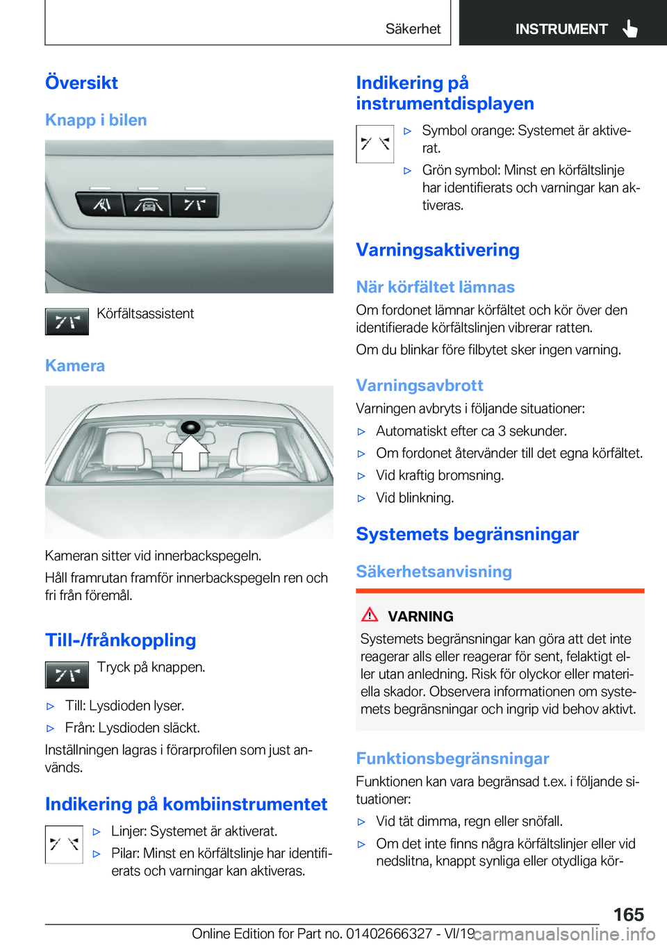 BMW 4 SERIES COUPE 2020  InstruktionsbÖcker (in Swedish) �
